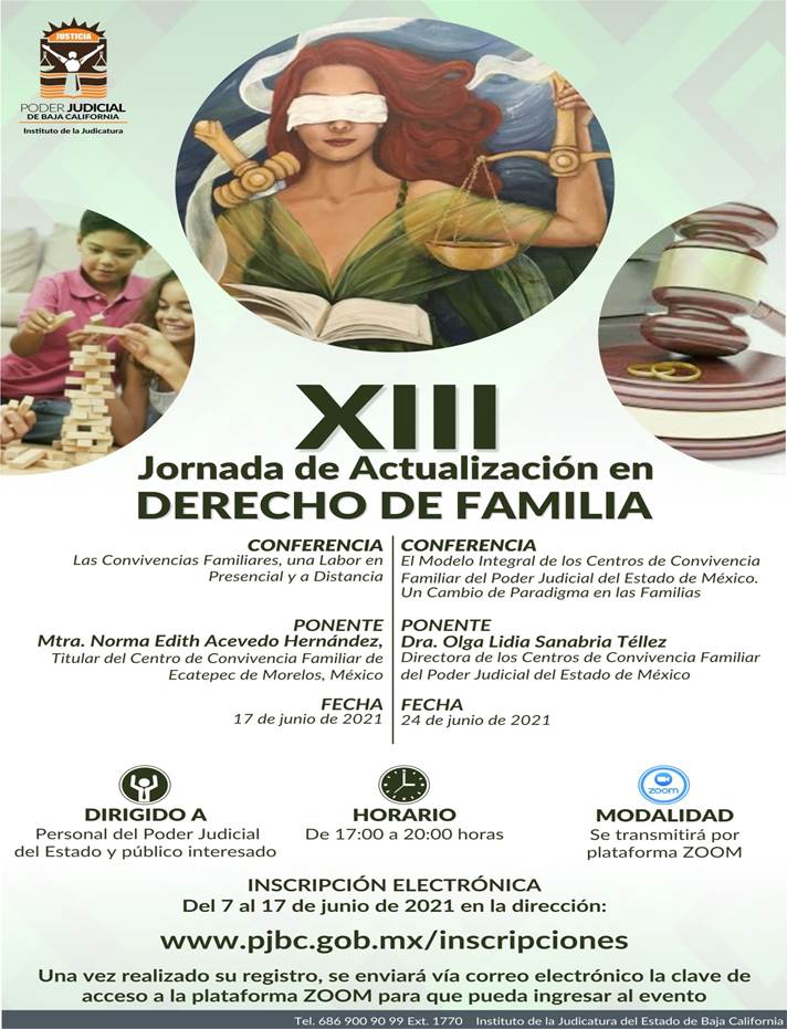 XIII JORNADA DE ACTUALIZACIÓN EN DERECHO DE FAMILIA