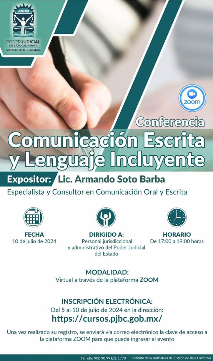 cartel comunicacion escrita y lenguaje incluyente